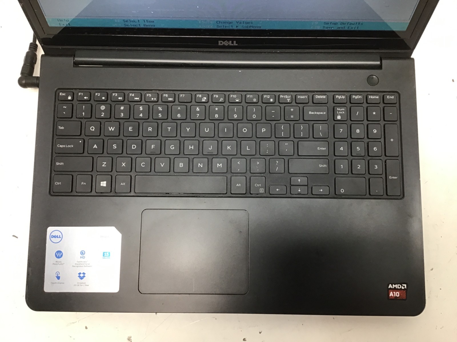 Dell Inspiron 5545 AMD a10-7300 Radeon R6 8GB NO HDD