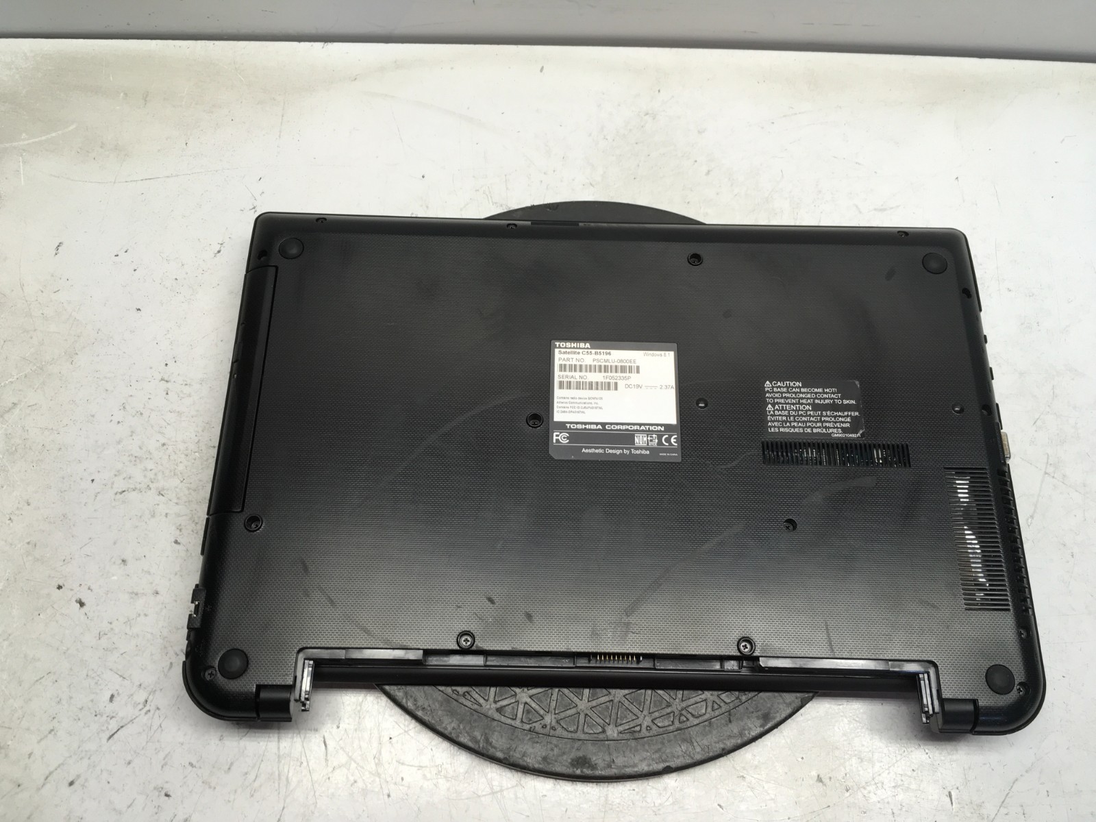 Toshiba Satellite C55-B5196 Intel Pentium N3540 2.16GHz 4 GB NO HDD
