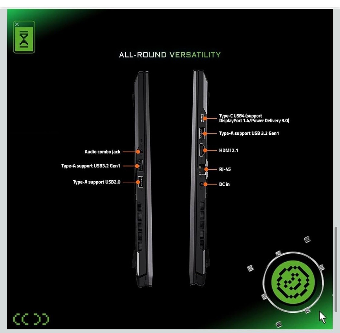 GIGABYTE – AERO X16 – Copilot+ PC – 16″ 2560×1600 WQXGA AMD Ryzen Al 7 350