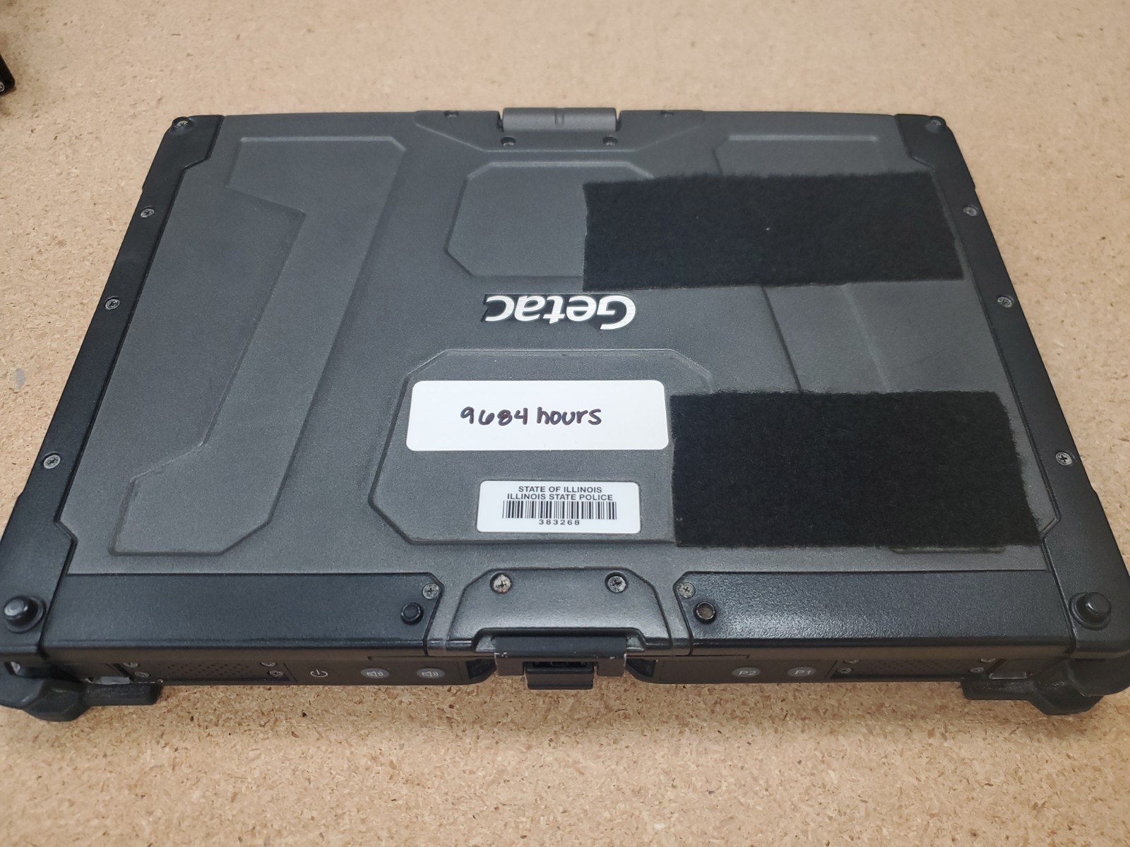 GETAC V110 Laptop Tablet Touch Screen i5-4300U 1.90GHz 8gB No HDD 9684hrs