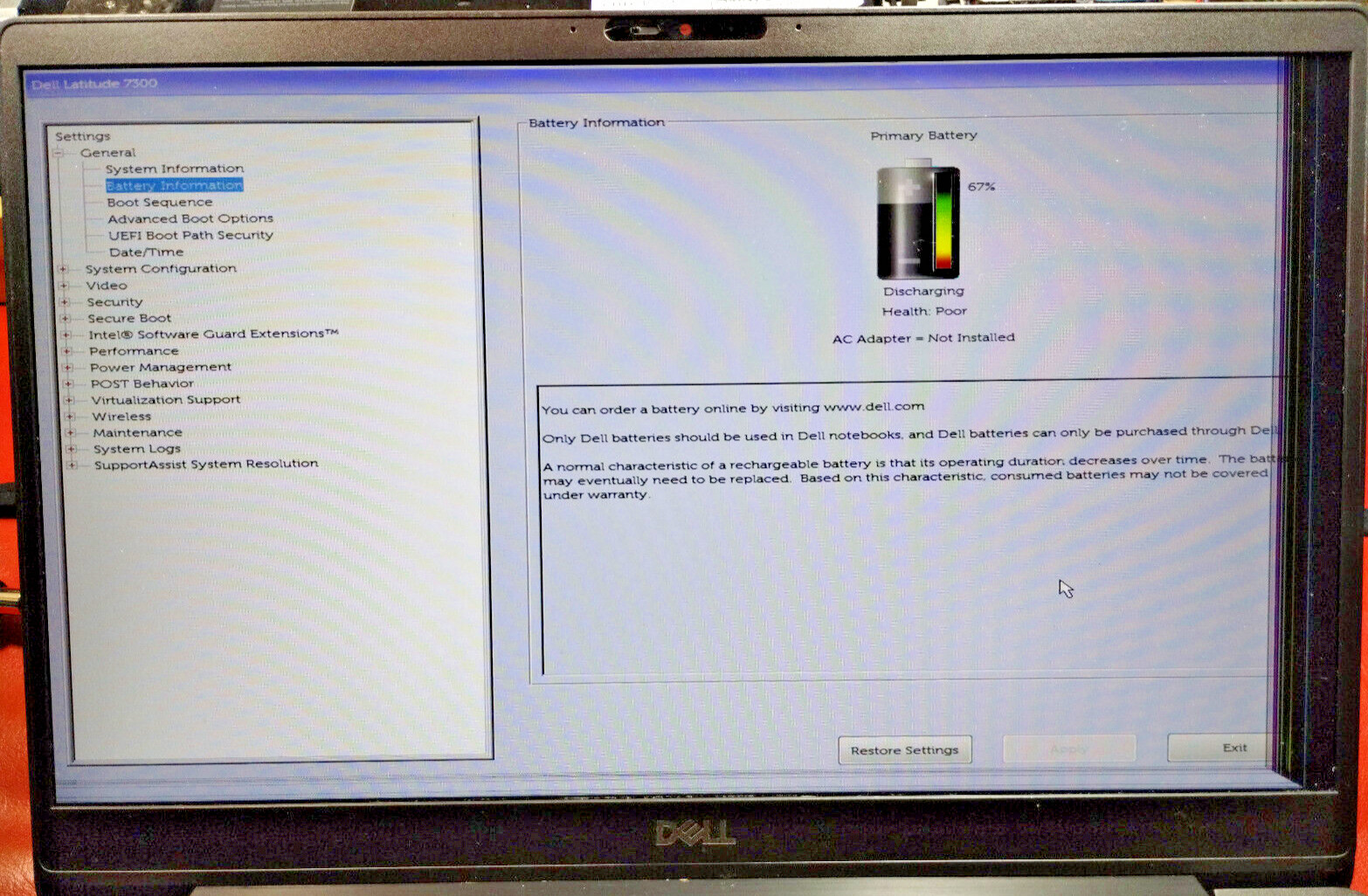 Dell 7300 13.3″_Screen & i7-8665U_CPU. Choose: 0/8/16GB_RAM or 0/256/512GB_SSD