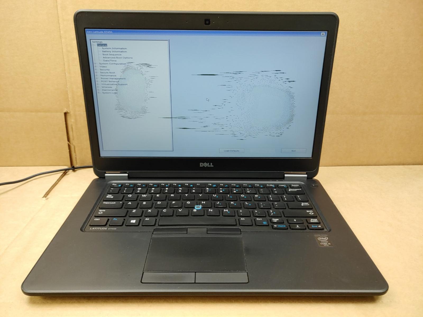Dell Latitude E7450 14-inch Intel i5-5300U✔4GB✔ *NO SSD/NO AC* **BAD SCREEN**