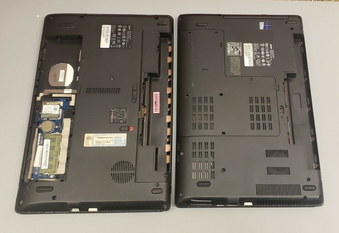 Lot of 2 Used Acer Travelmate P453/Aspire 5733Z-4851 0GB RAM 0GB HDD PARTS