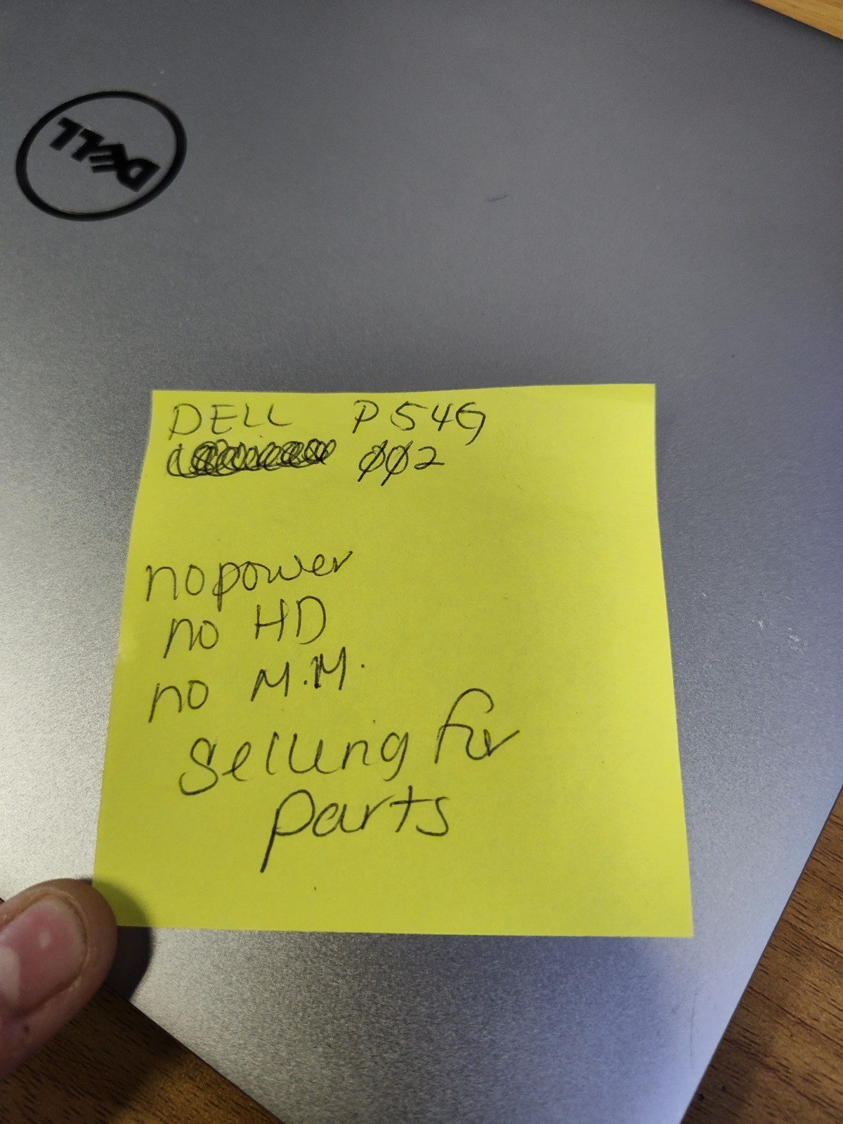 Dell XPS p54g Read Description