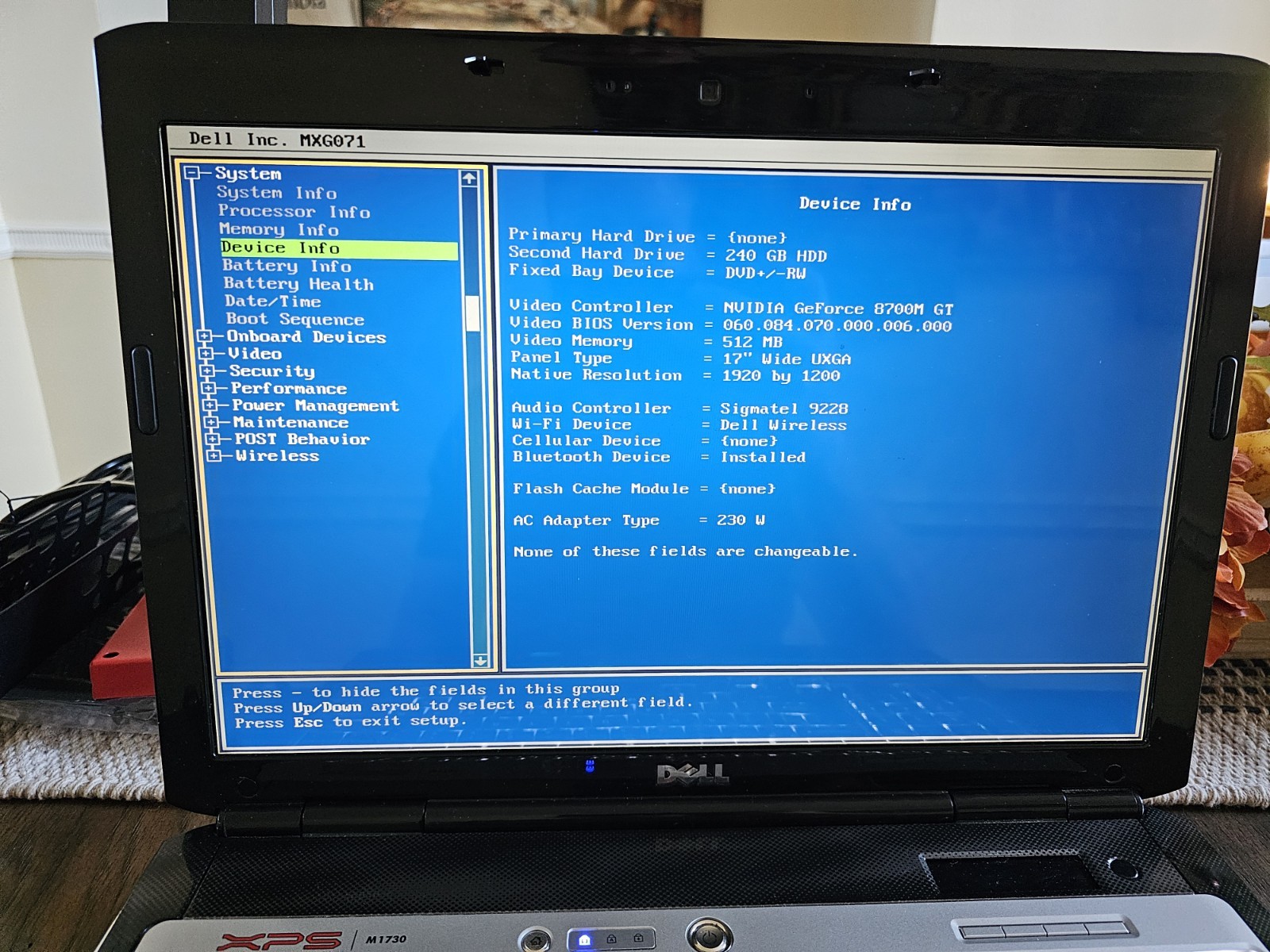 Dell XPS M1730 Gaming Laptop and Accessories