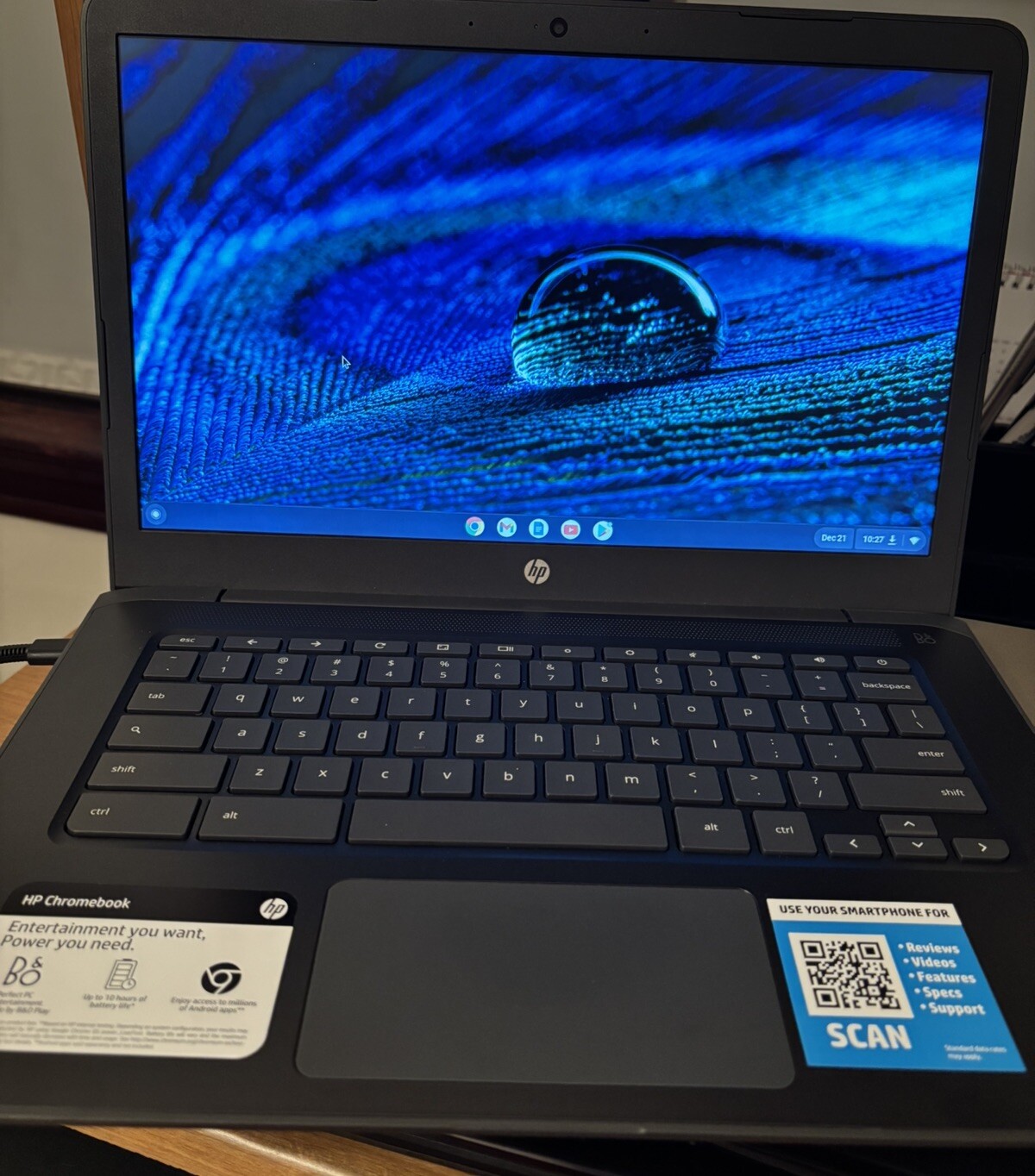 HP Chromebook 14-db0023dx 14 inch (32GB, AMD A4 Dual-Core, 2.40GHz, 4GB)…