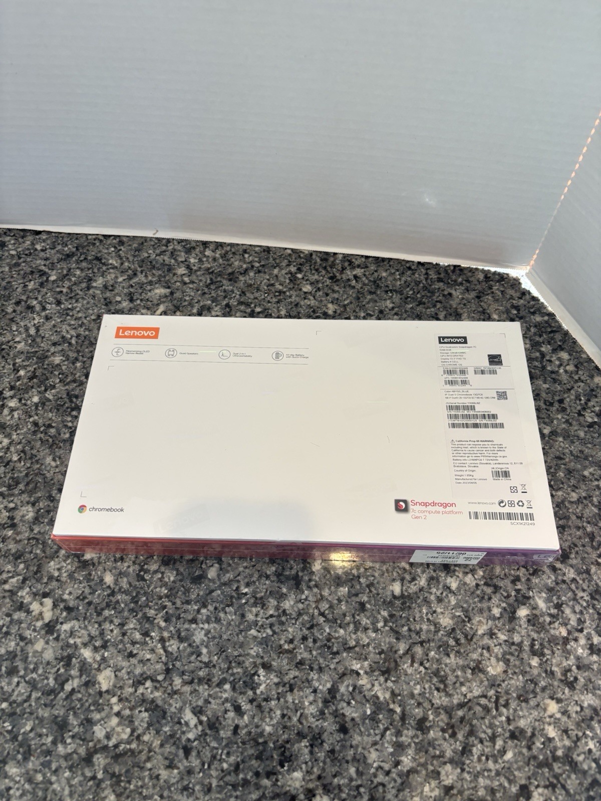 Lenovo IP Duet 5 Chromebook 13Q7C6 13.3″ 128GB eMMC, Qualcomm Snapdragon 7