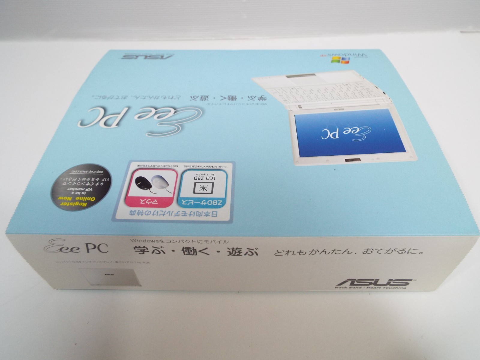 ASUS 8.9″ Laptop Netbook Eee PC 900 Windows XP 16GB SSD 1GB RAM WiFi White