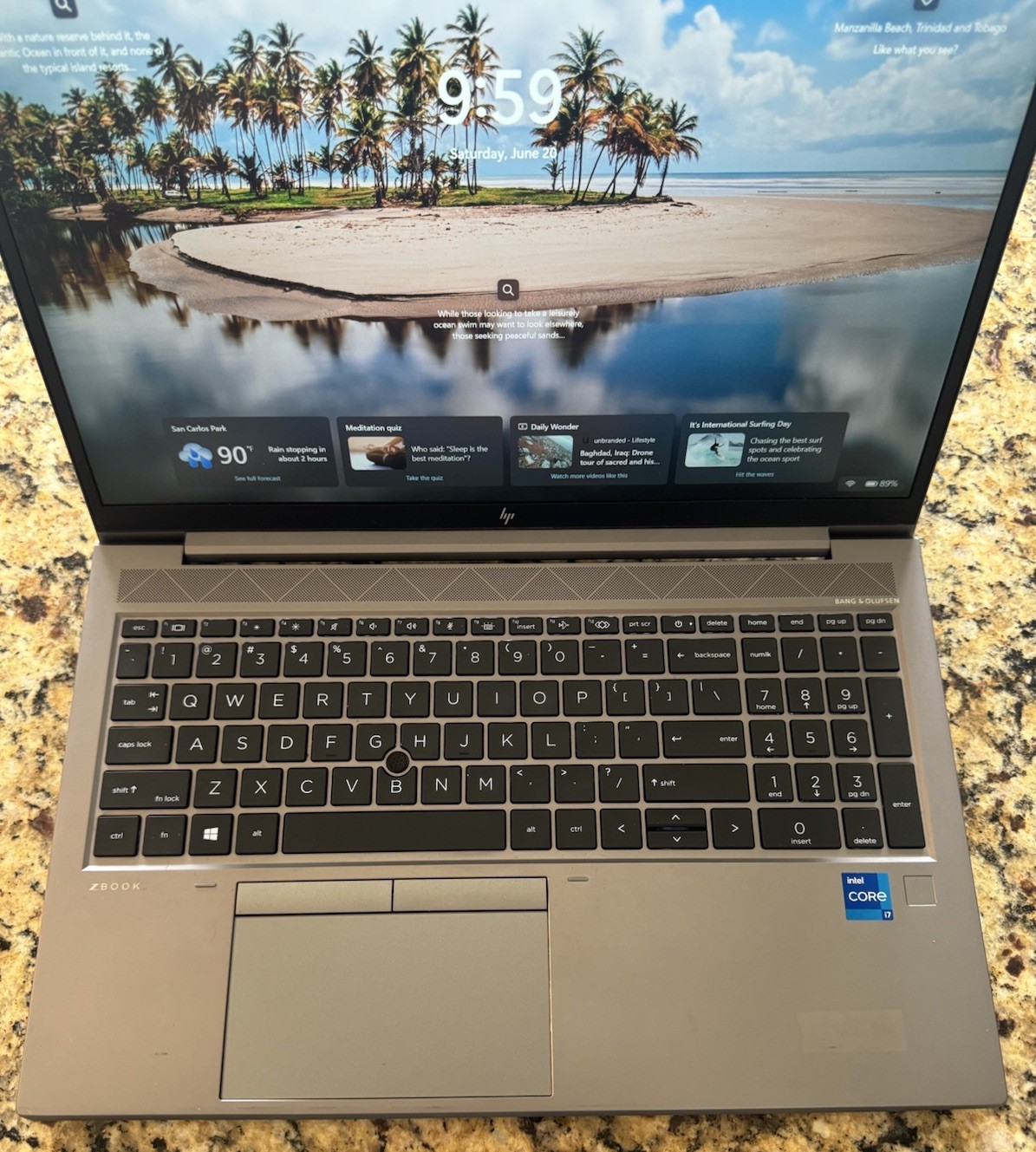 HP ZBook Firefly 15 G8 i7-1165G7 32GB RAM 256GB SSD NVIDIA T500 Win 11 Pro