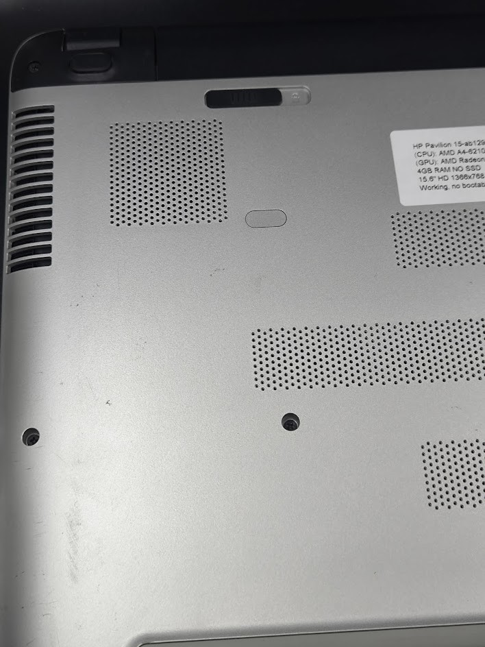 HP Pavilion 15-ab129no Laptop – AMD A4 4GB RAM No SSD
