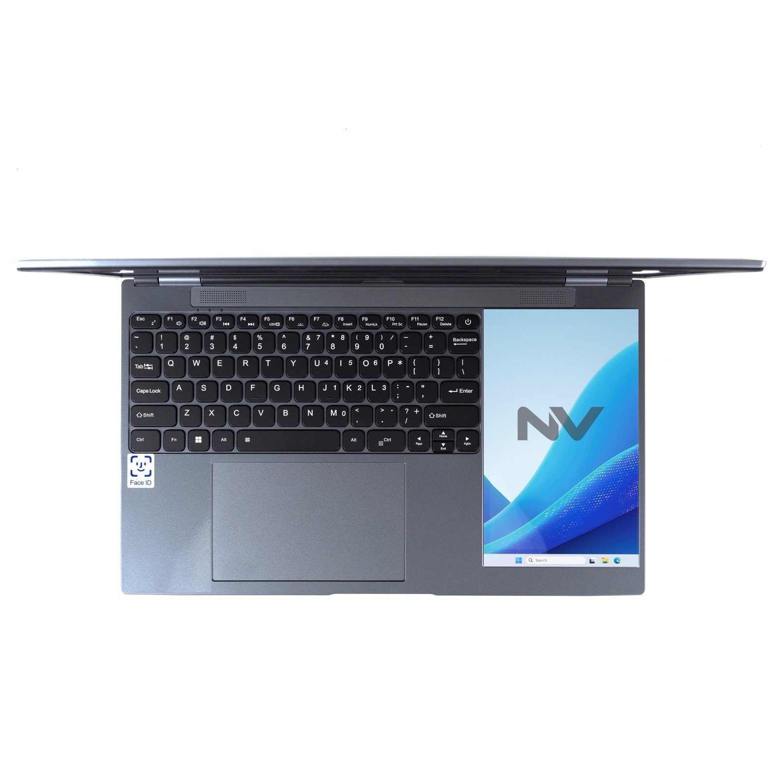 NV 15,6” Laptop + 7” Touch Display | Intel N95 | 16GB Ram | 512 GB SSD | Face ID