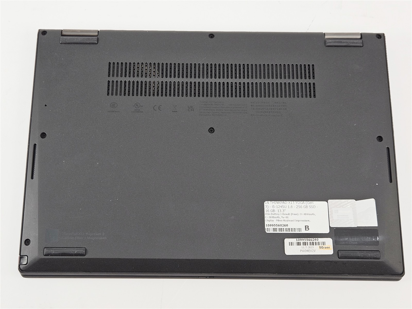 Lenovo 13.3″ ThinkPad X13 Yoga Gen 3 i5-1245U 16GB 256GB SSD Touch FP