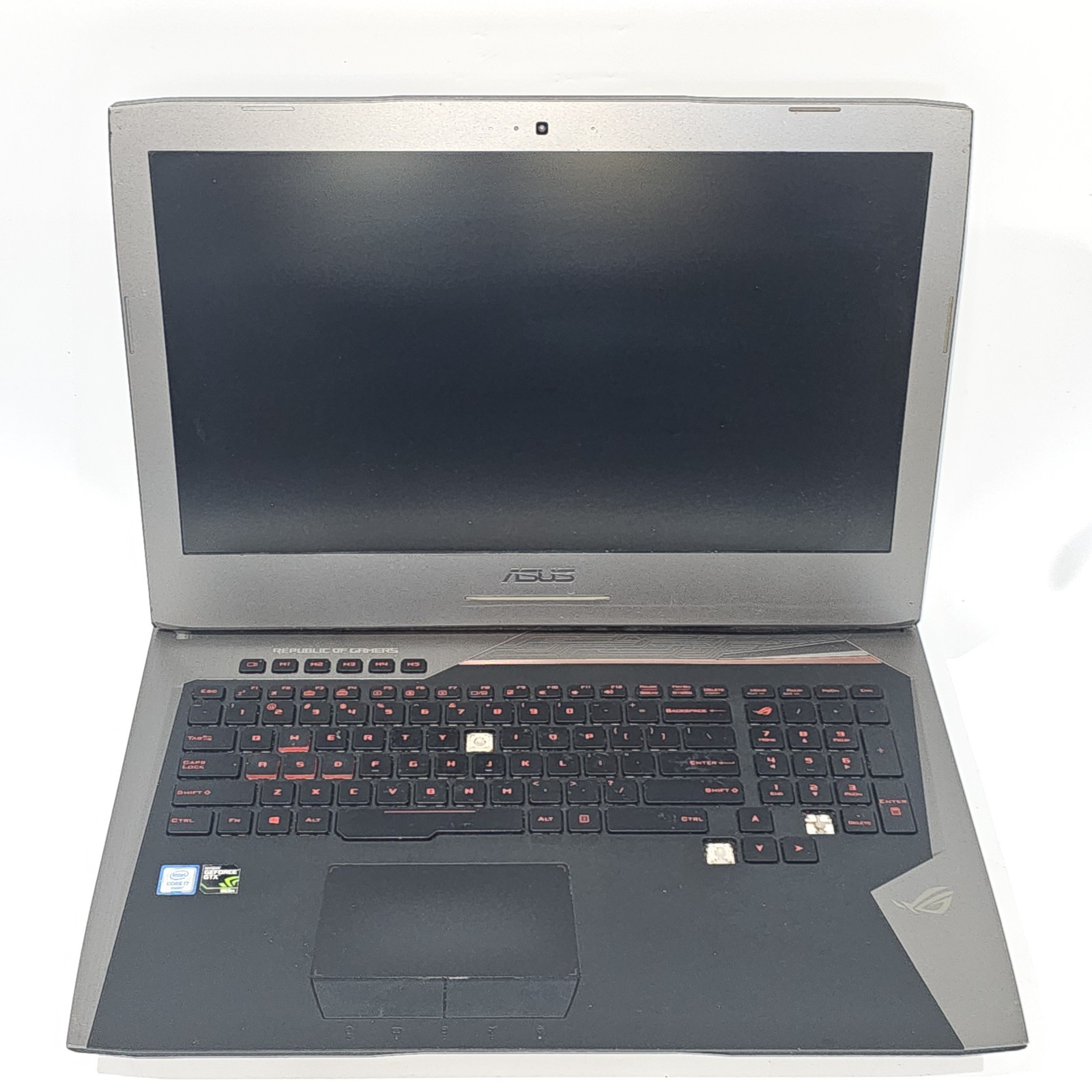 ASUS ROG G752V 17.3″ Laptop Intel i7 NVIDIA GeForce GTX 965M UNTESTED AS IS