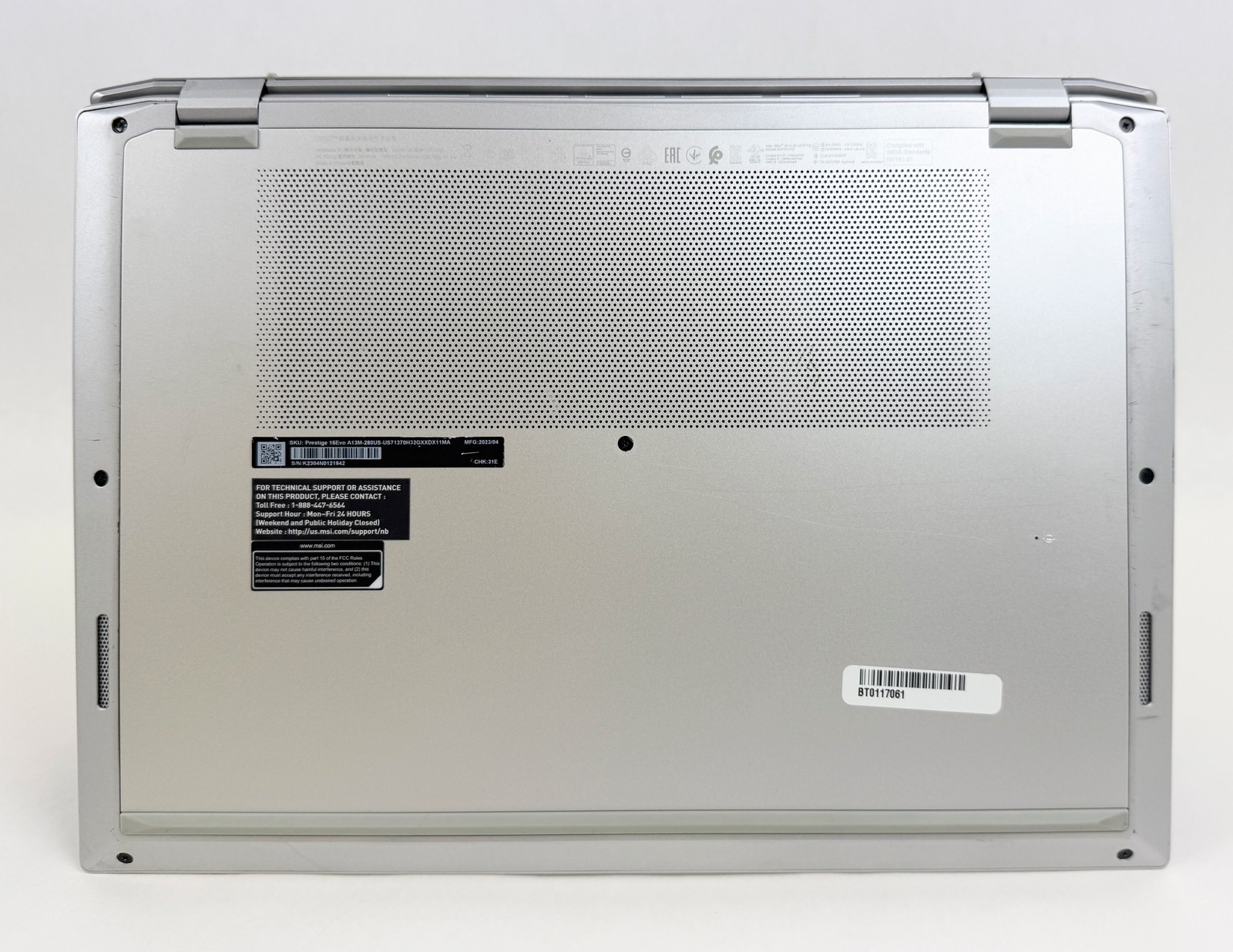 MSI Prestige 16 EV0 A13M280US 16″ 2560×1600 i7-1260P 16GB 1TB SSD W11P