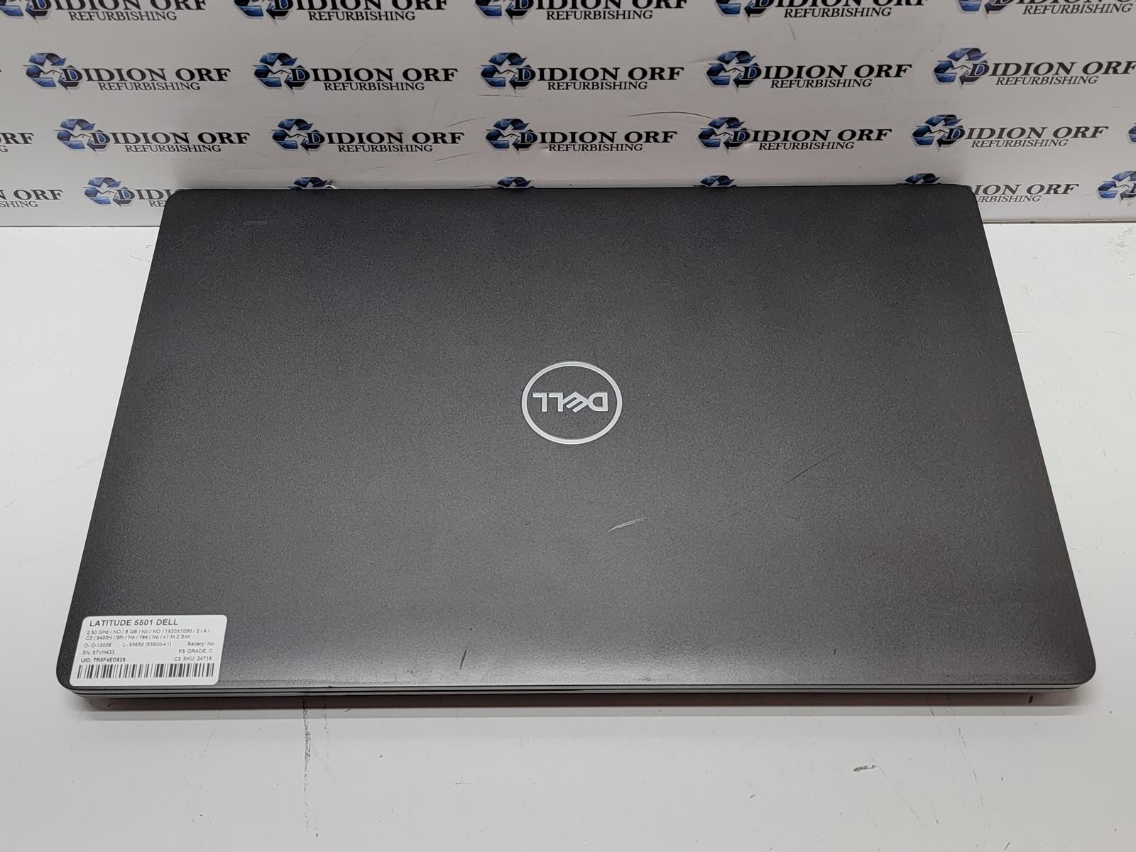 DELL LATITUDE 5501 i5 9400H 2.50 GHz 8 GB RAM NO HDD/SSD NO OS SKU 24718