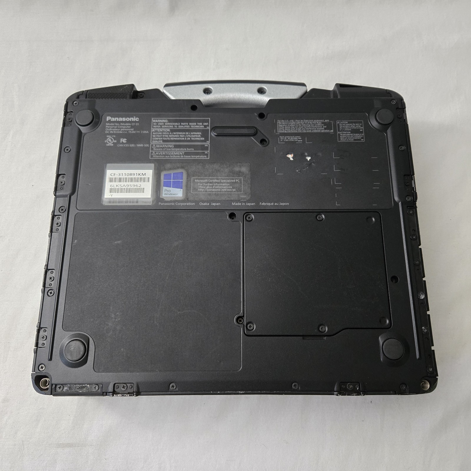Panasonic Toughbook CF-31 MK5 i5-5300U 2.3GHz 512GB SSD 16GB Ram W11 — Grade B+