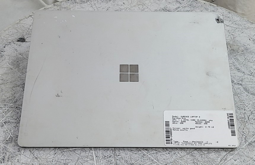 Microsoft Surface 2 1769 PC Laptop Core I5-8350U 1.7GHz 8GB 256GB SEE NOTES