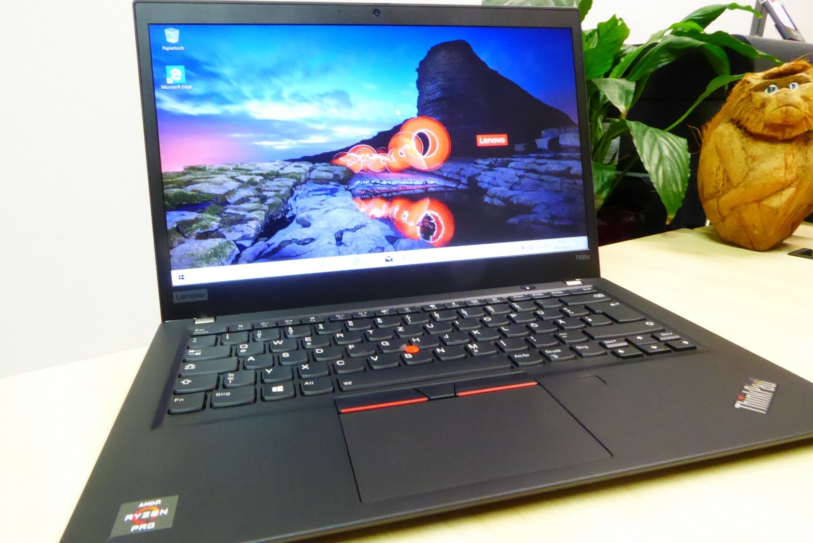 DANSK LENOVO THINKPAD T495s DANISH, AMD RYZEN5 PRO 3500U FHD CAPTAIN LAPTOP