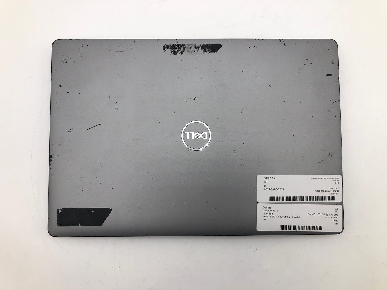Dell Latitude 5310 Intel Core i5-10310U 16 GB 256GB SSD Win 11 Pro No Battery