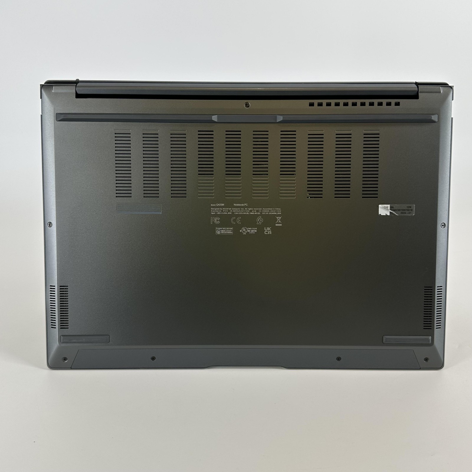Asus Zenbook 14 Gray FHD+ TOUCH 3.8 GHz Ultra 7 155H 16GB 1TB SSD Bent Frame
