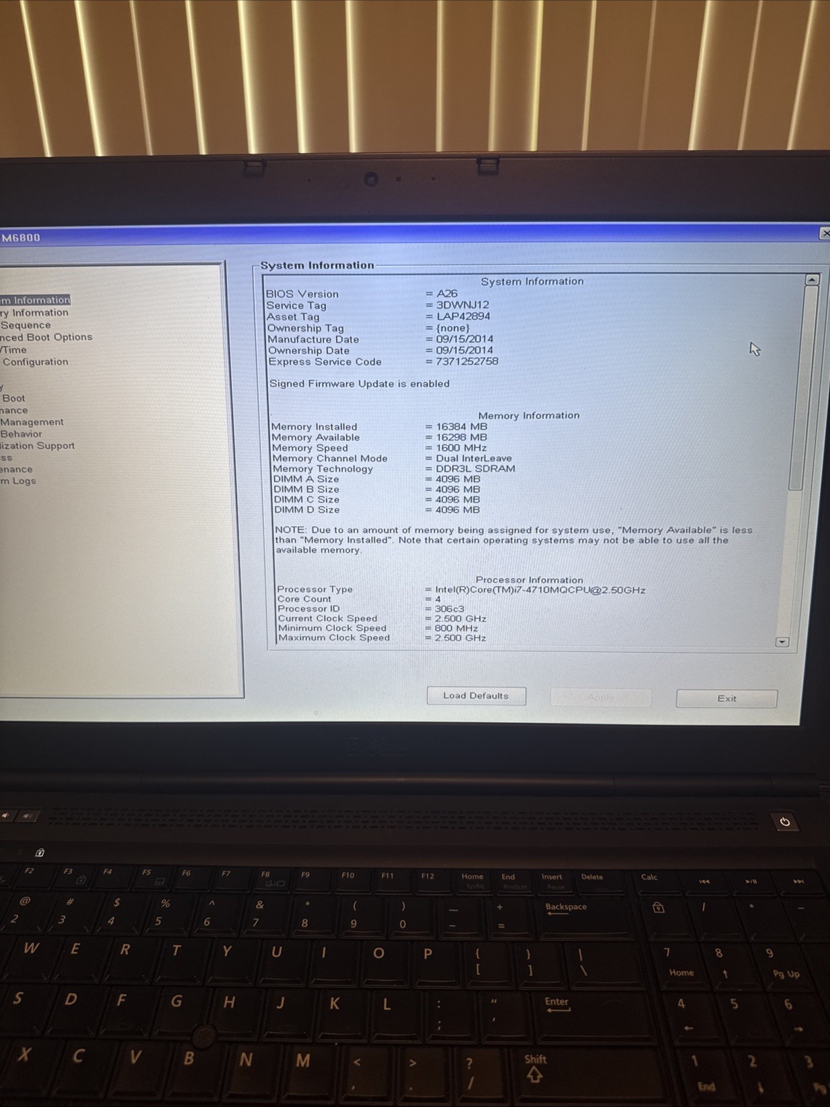 Lot of 7 Dell Precision M6800 i7-4710MQ Intel 8/16GB NO HDD/SSD/OS