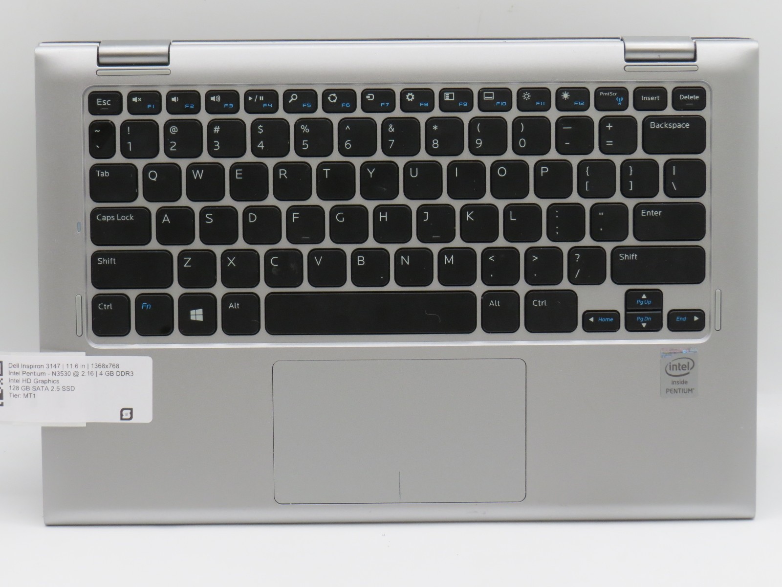 Dell Inspiron 3147 Pentium N3530 @ 2.16GHz 4GB RAM 128GB SSD 11.6 Touch No OS/AC