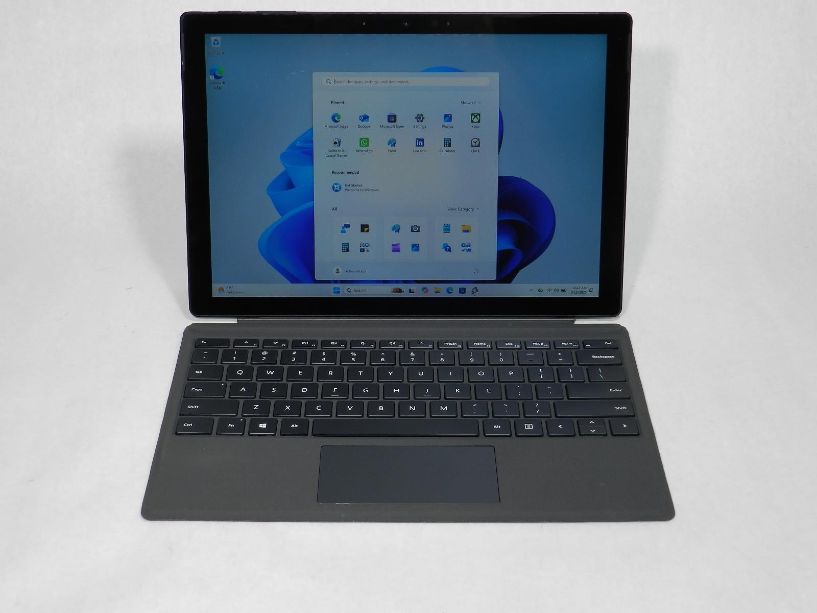 MICROSOFT SURFACE PRO 7 1866 | i5-1035G4 | 256GB SSD | 8GB RAM | B+ | w/ Dock 1