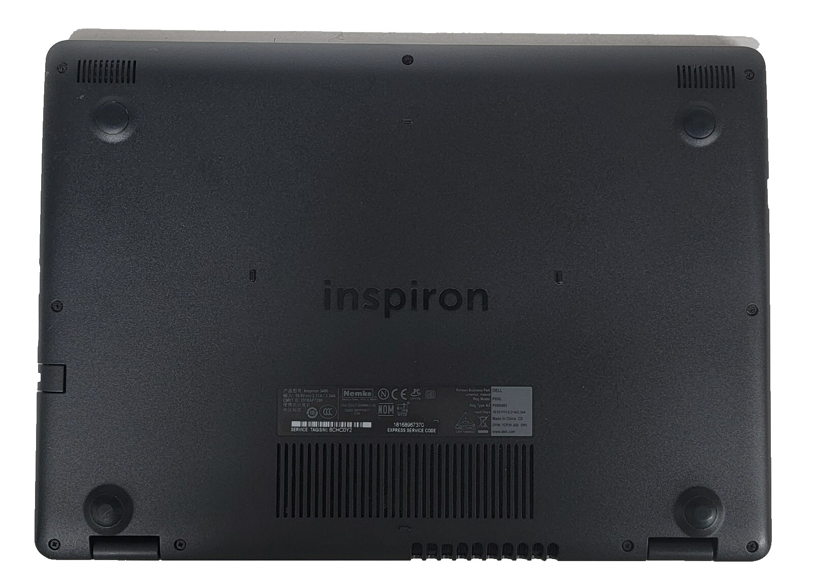 Dell Inspiron 3480 Intel i5-8265U 1.60GHz,16GB RAM, 480GB SSD, WIN 11 OS
