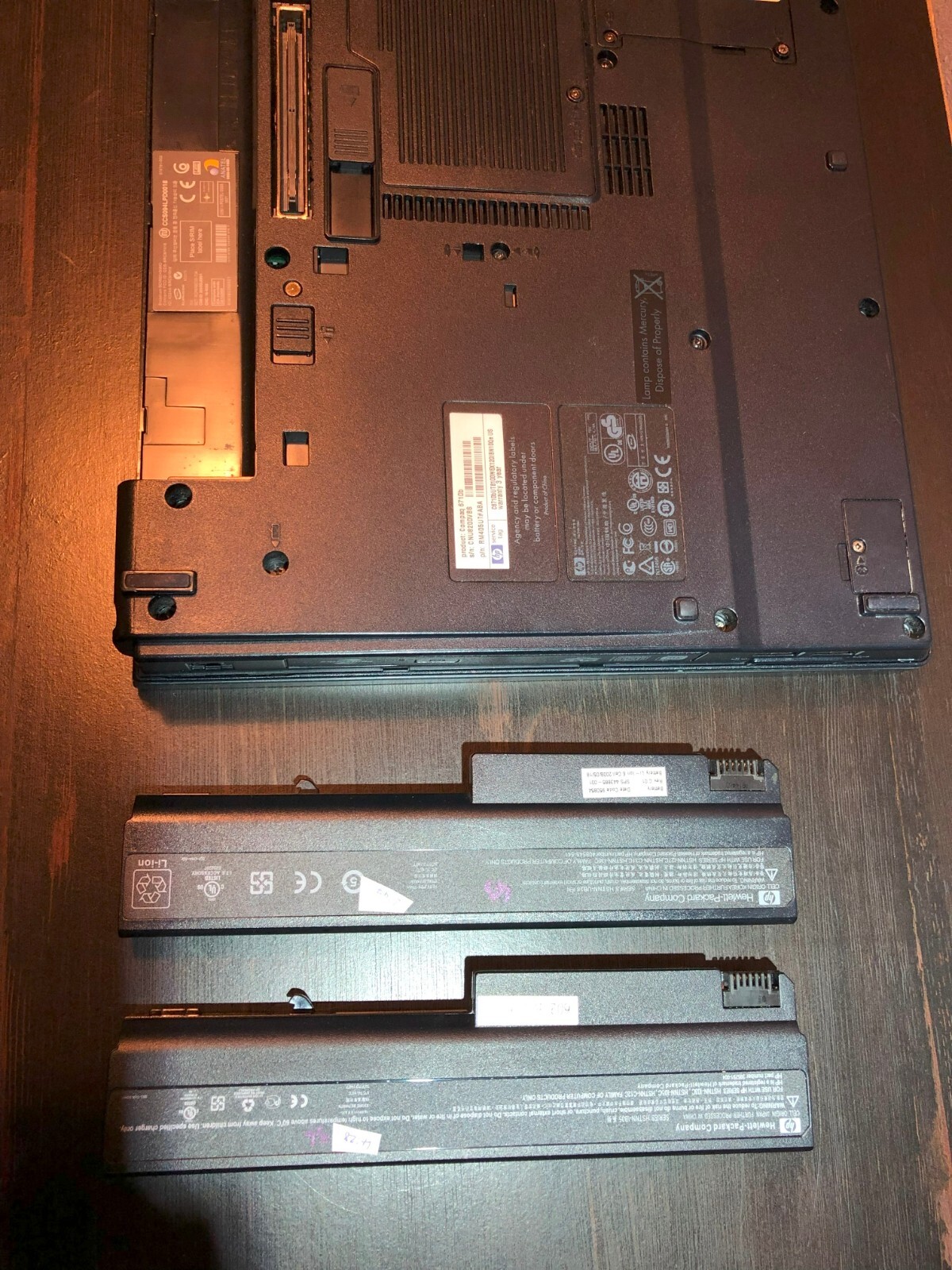 HP Compaq 6710b Laptop 15.4” Intel Core 2 Duo 2.5GHz 4GB RAM 120GB Win10p 2x bat