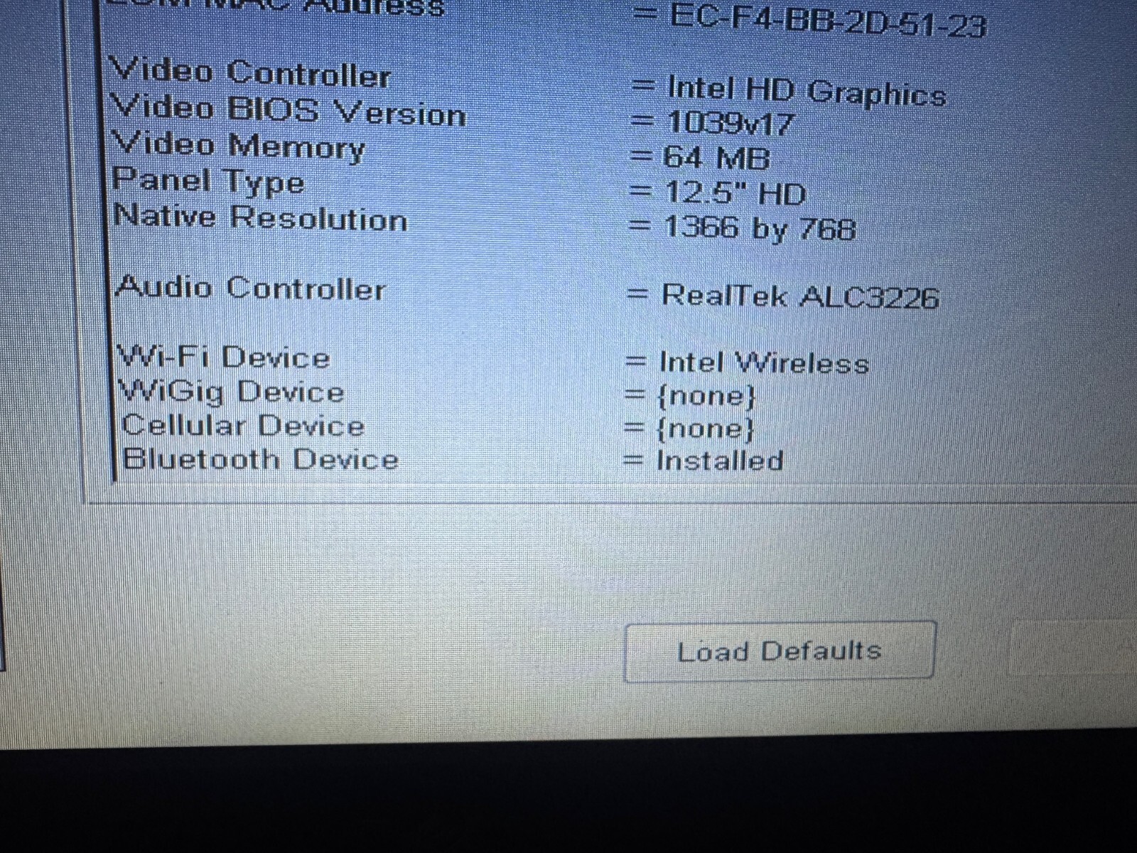 Dell Latitude E7240 i5-4300@1.9Ghz 4Gb 256ssd Fair battery (read description)