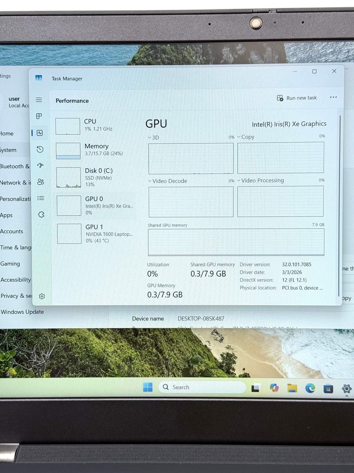 Lenovo ThinkPad P15v Gen 3 15.6″ Core i7 16GB RAM 512GB SSD