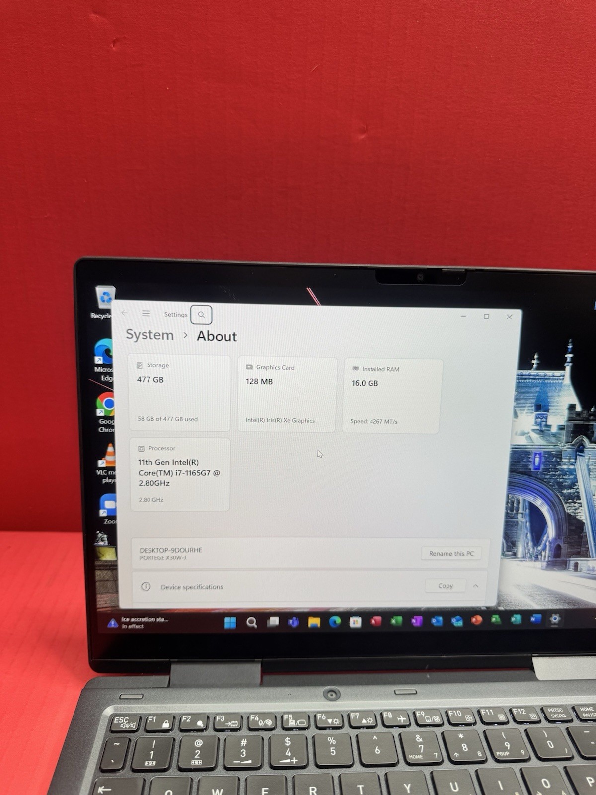 Dynabook Portege X30W-J 13″ Touch Laptop-11th i7-1185G7 2.8GHz 16GB RAM 512GB