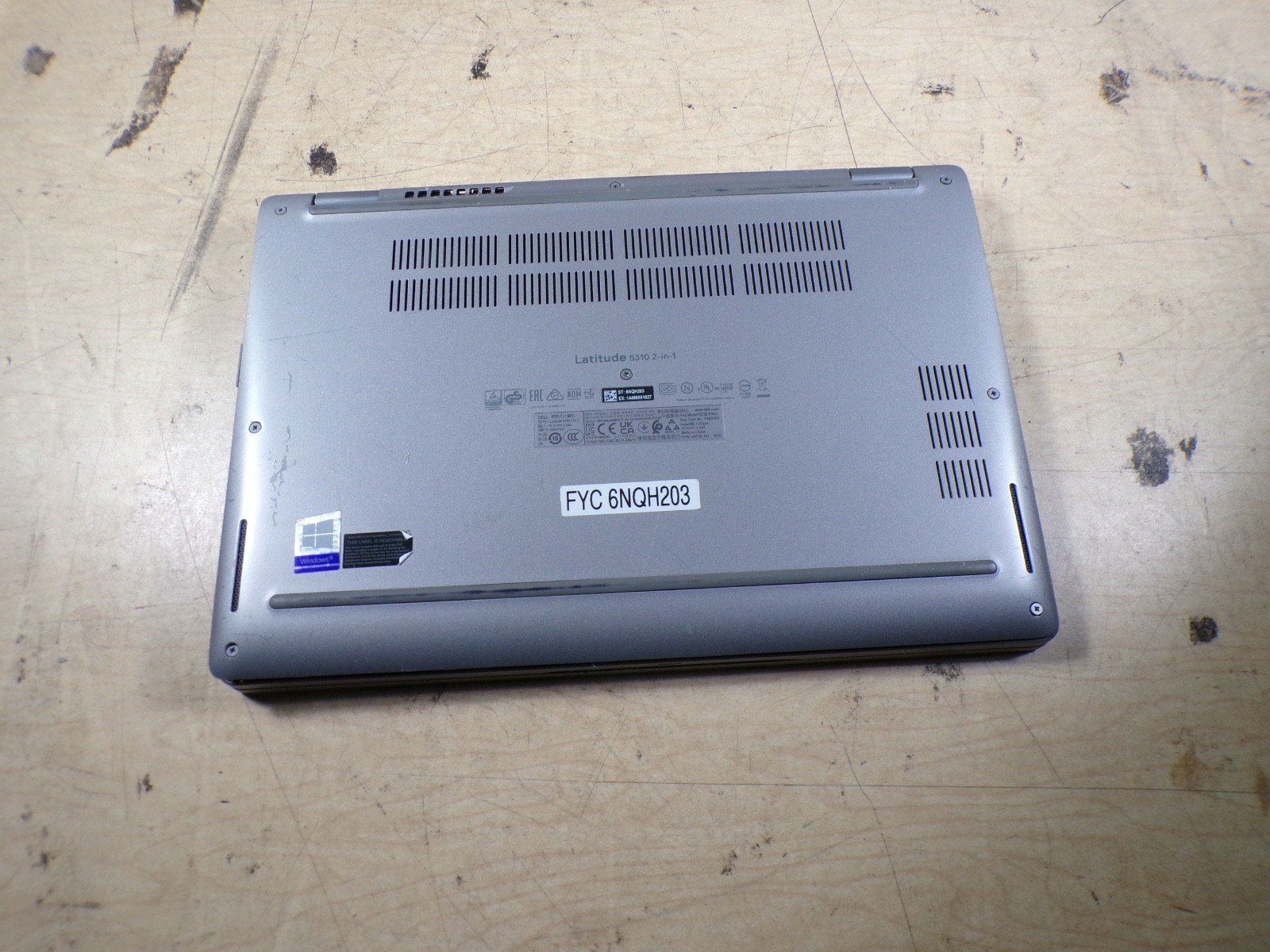 DELL LATITUDE 5310 2 IN 1 INTEL CORE i5-10210u 1.60GHZ 16GB RAM **NO HD/ NO CADD