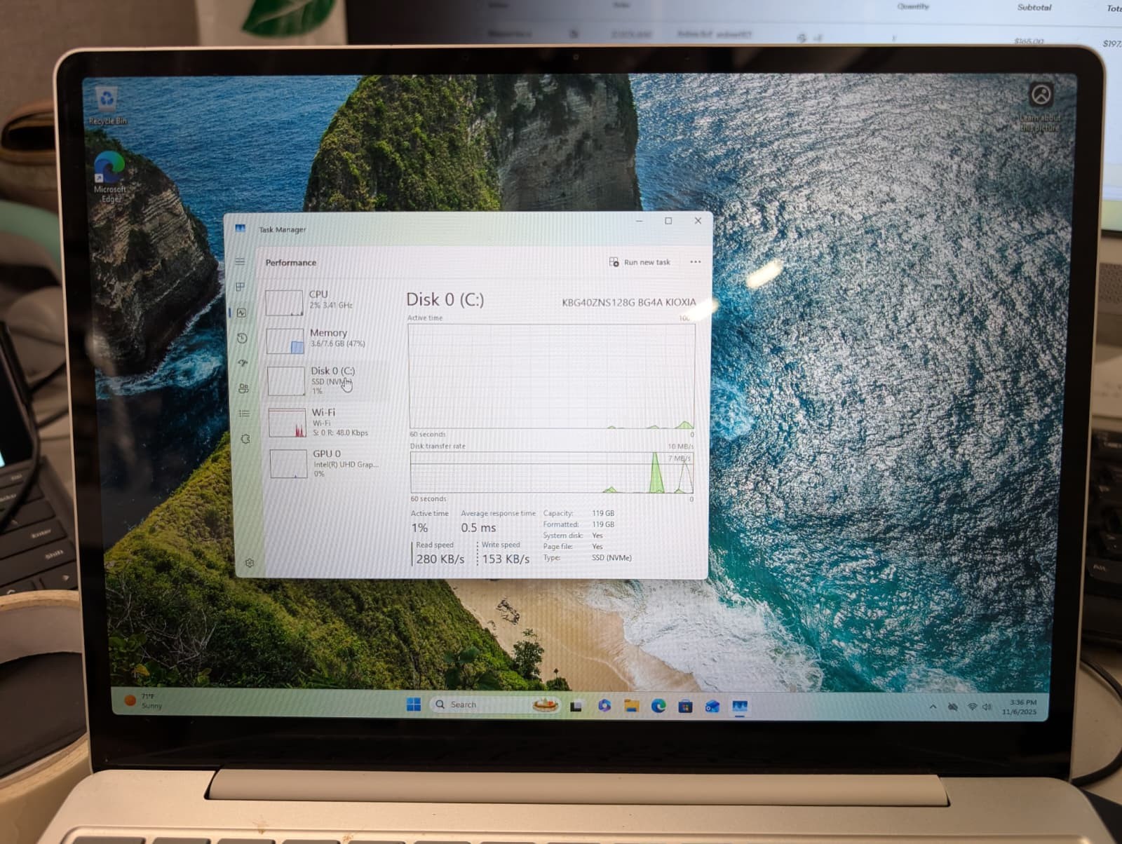 Microsoft Surface Laptop Go 12.4″ Core i5-1035G1 8GB RAM 128GB SSD Win11 Pro-3