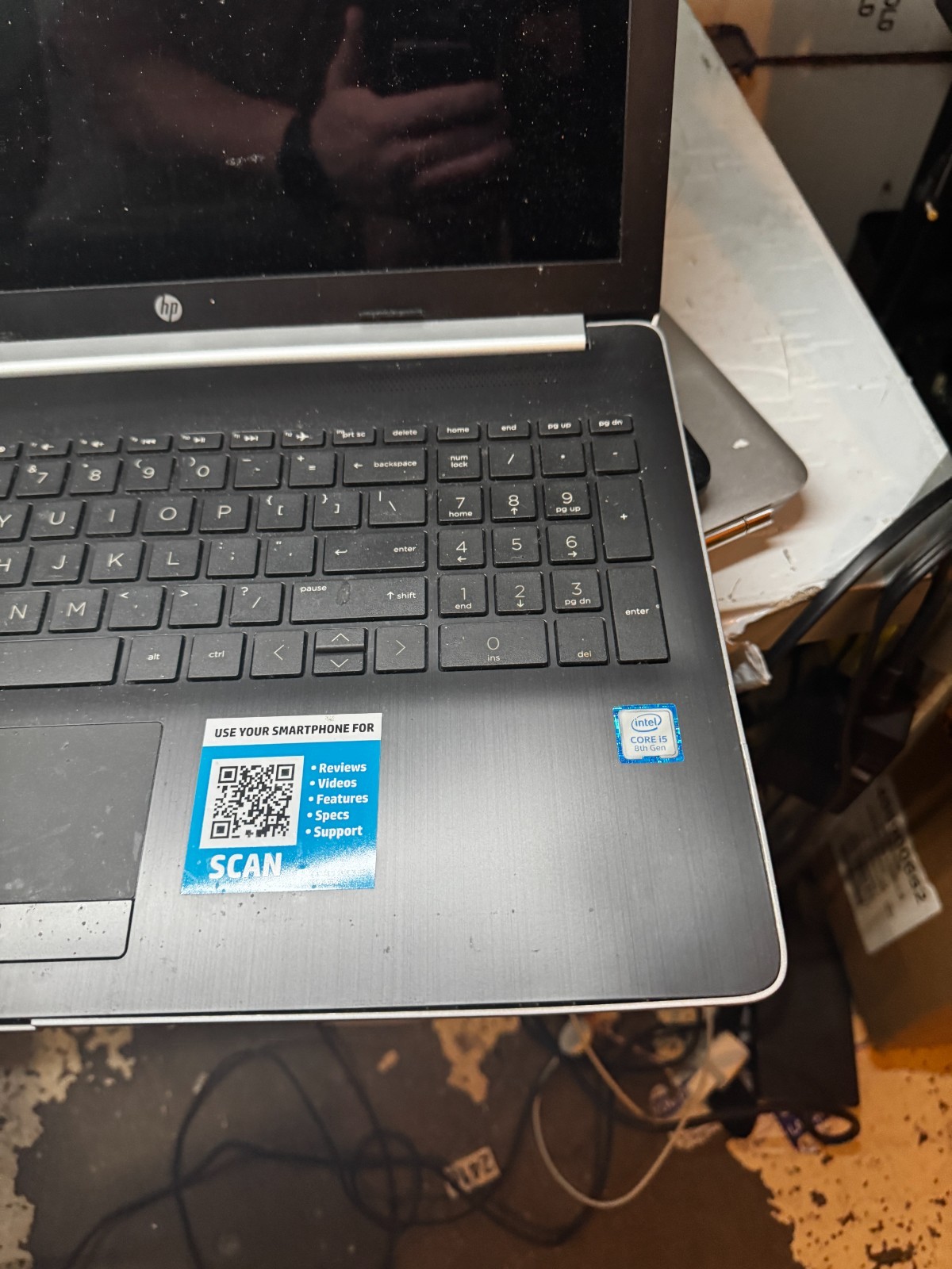 HP 15-da0014dx Intel Core i5 8th Gen Laptop for Parts/Repair #5765
