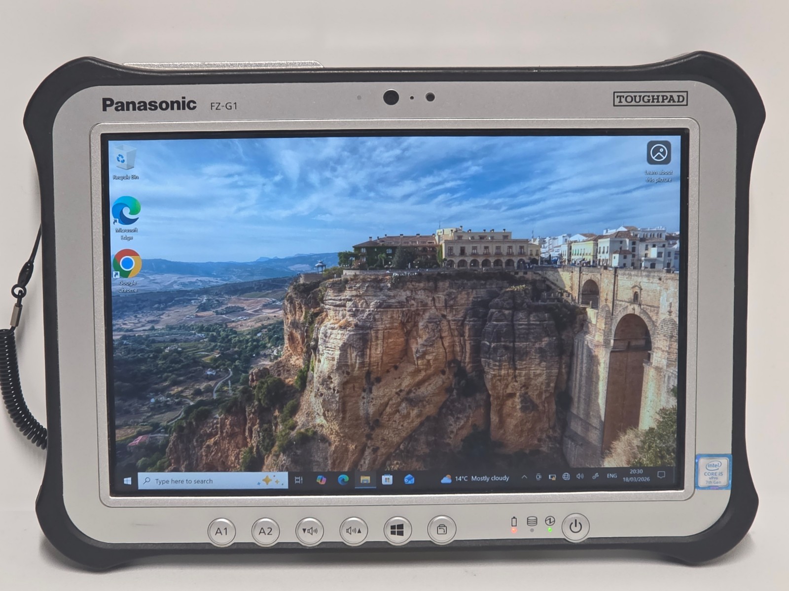 PANASONIC TOUGHPAD FZ-G1 MK5 | 10.1″ WUXGA i5-7300U 256GB SSD 8GB GPS HDMI LTE