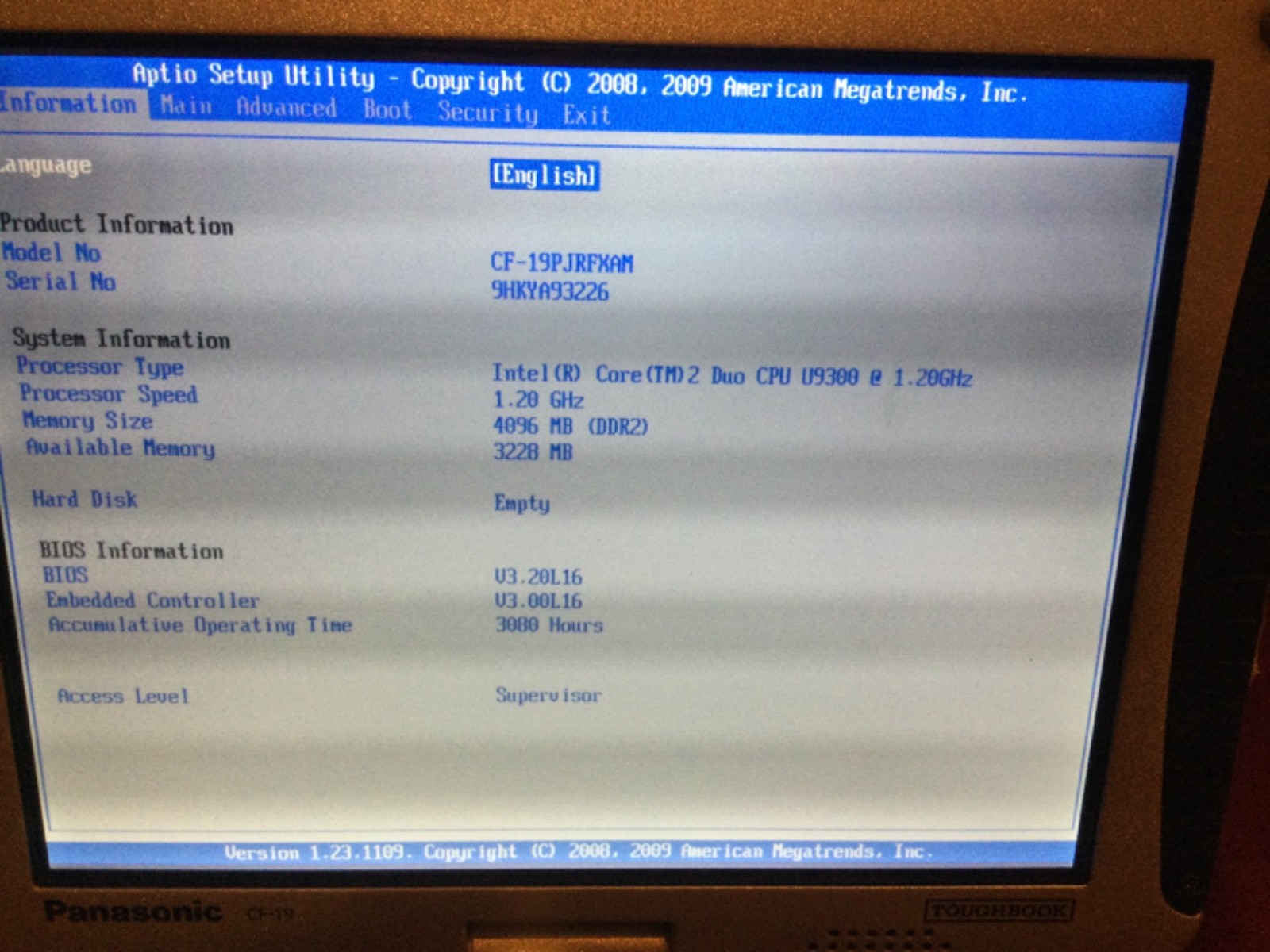 Panasonic Toughbook CF-19 MK3 1.2GH 2gb GPS Backlit Rubber Keyboard etc