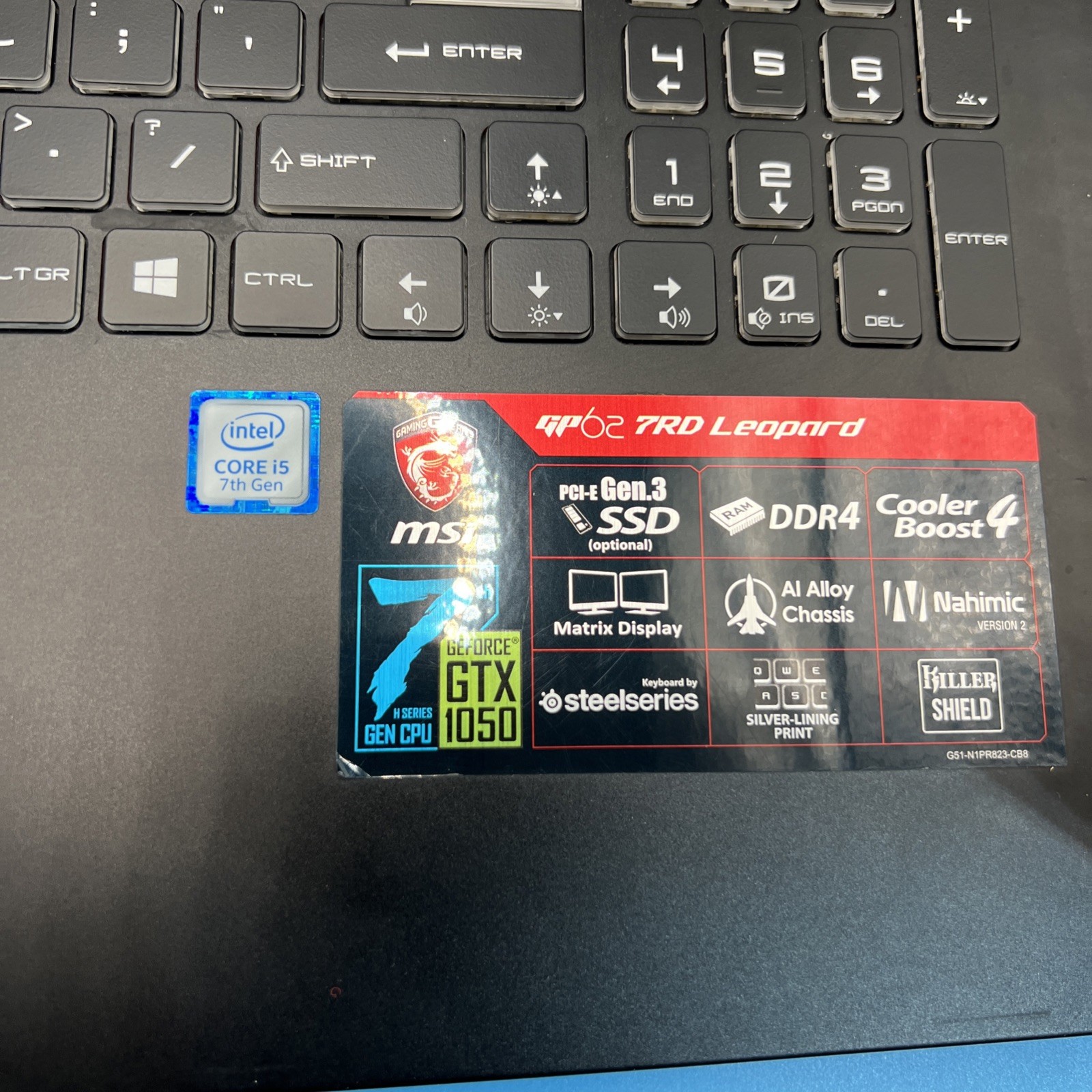 MSI Gaming Laptop 7th Gen CORE i5 Please Read
