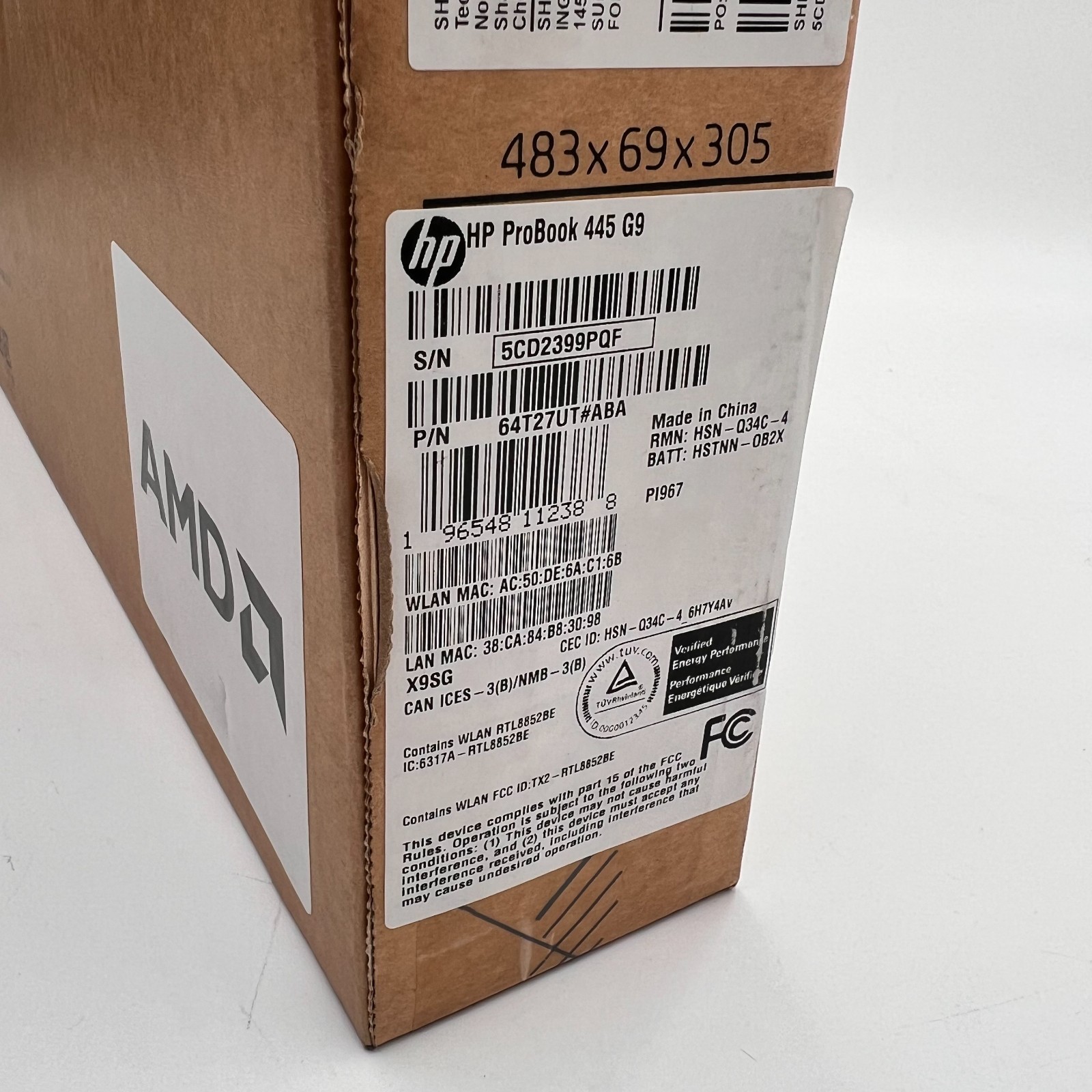 HP ProBook 445 G9 14″ Ryzen 5 5625U 16GB RAM 256GB SSD Windows 11 | SEALED NEW