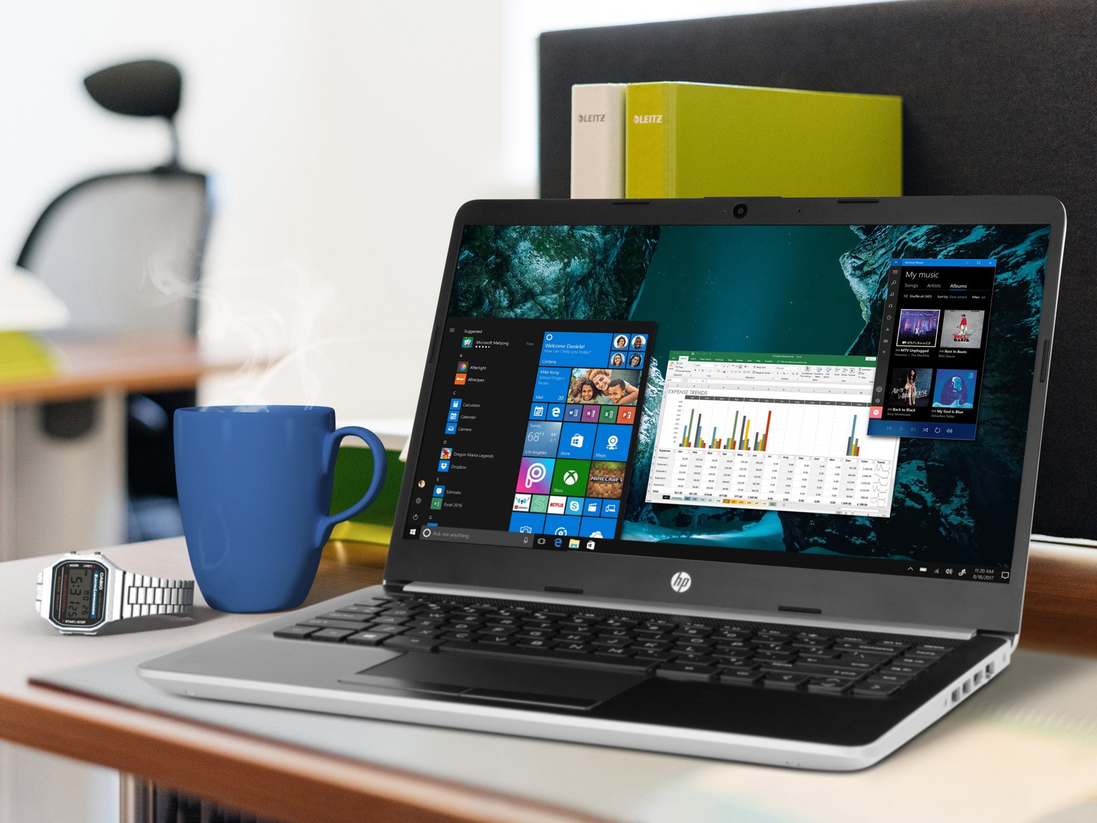 HP 14, 14″ HD, A9-9425, 32GB RAM, 2TB SSD, Windows 10 Pro