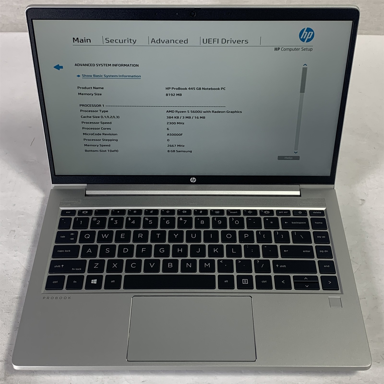 HP ProBook 445 G8 14″ Laptop Ryzen 5 5600U 2.3GHz 8GB – NO DRIVE