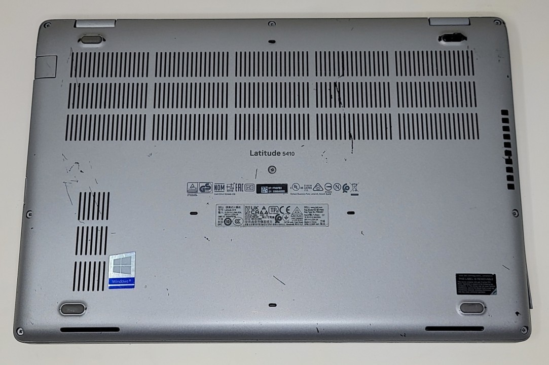 DELL LATITUDE 5410 Laptop Intel I7-10610U 8GB 256GB SEE NOTES