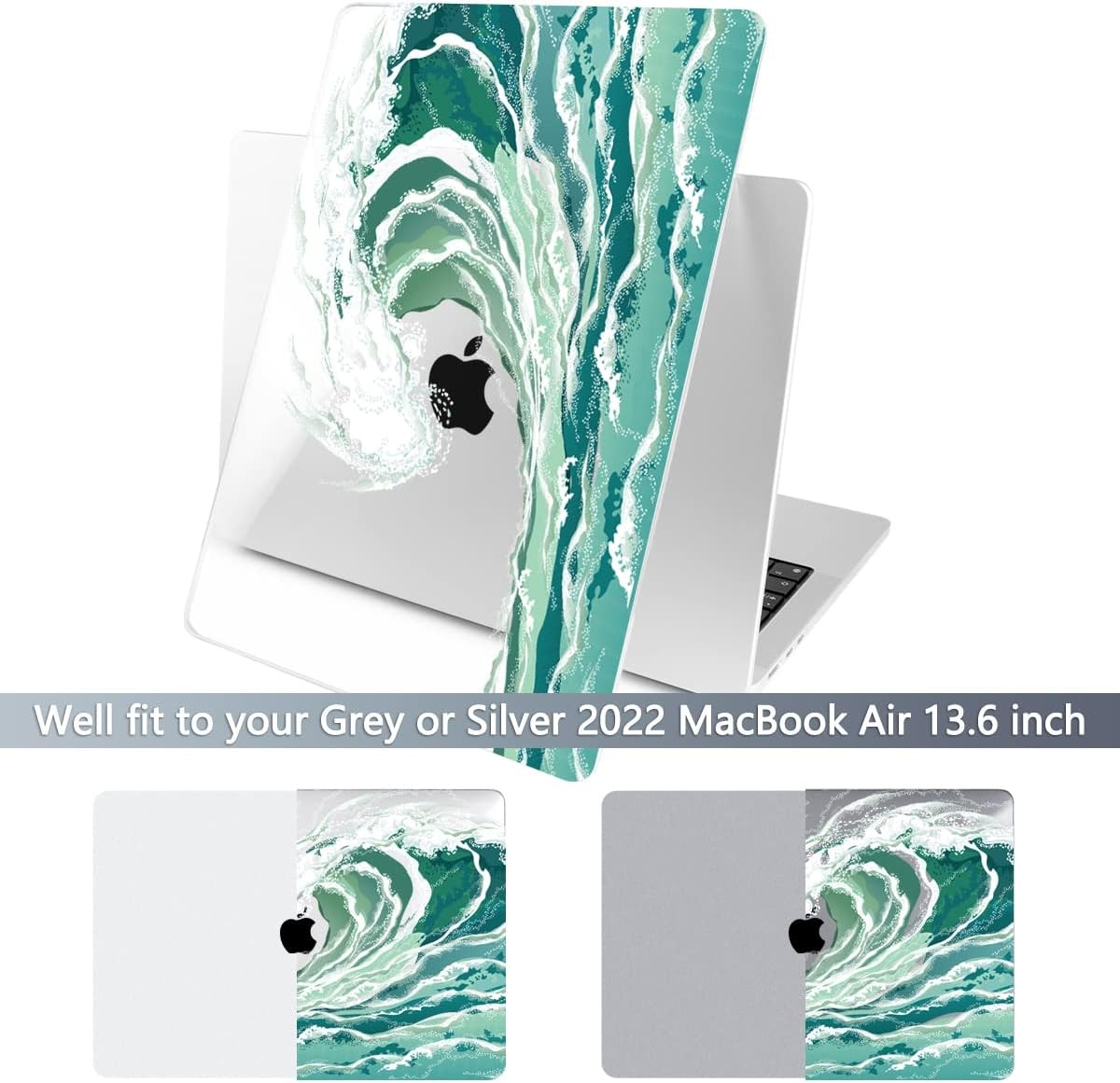 Screen Protector for MacBook Air 13.6 inch Anti Glare Ultra Slim Glossy Hard She