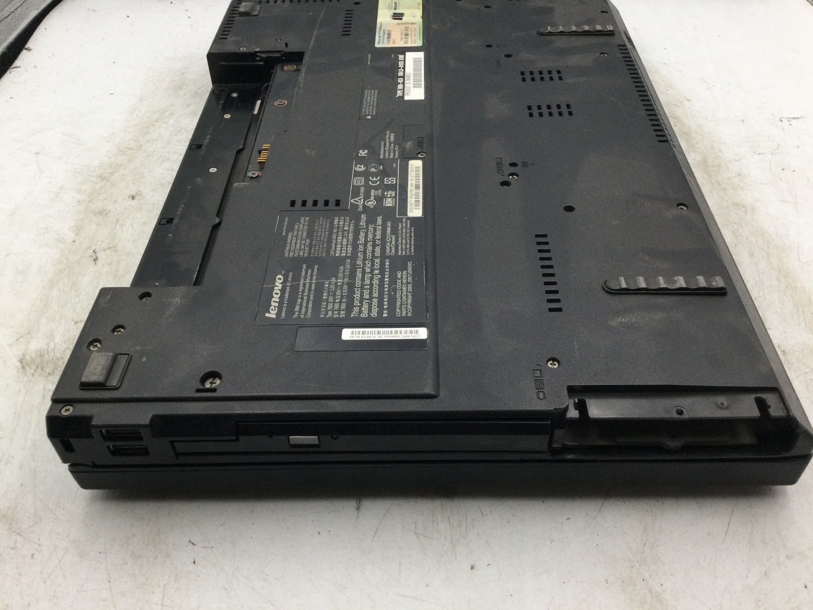 IBM THINKPAD R61I – BOOTS TO BIOS – INTEL CORE 2 DUO – 1GB RAM – READ DESC – BB
