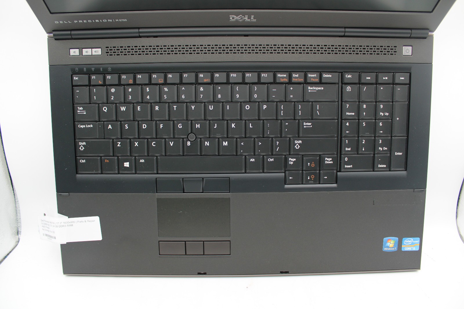 Dell Precision M6700 _ i5-3340M _ 4GB RAM _ AMD FirePro _ No SSD/OS/Boot *PARTS