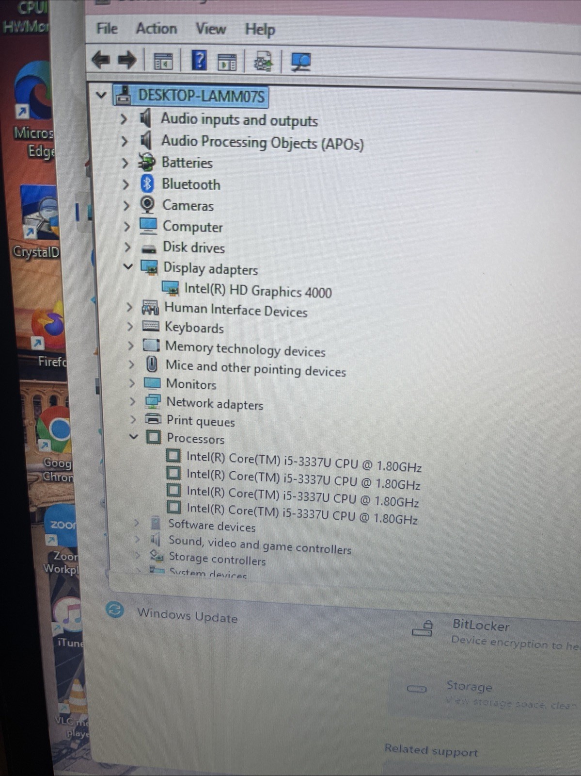 Dell XPS L421X i5-3317U 8GB 500GB HDD Intel Integrated WIN 11