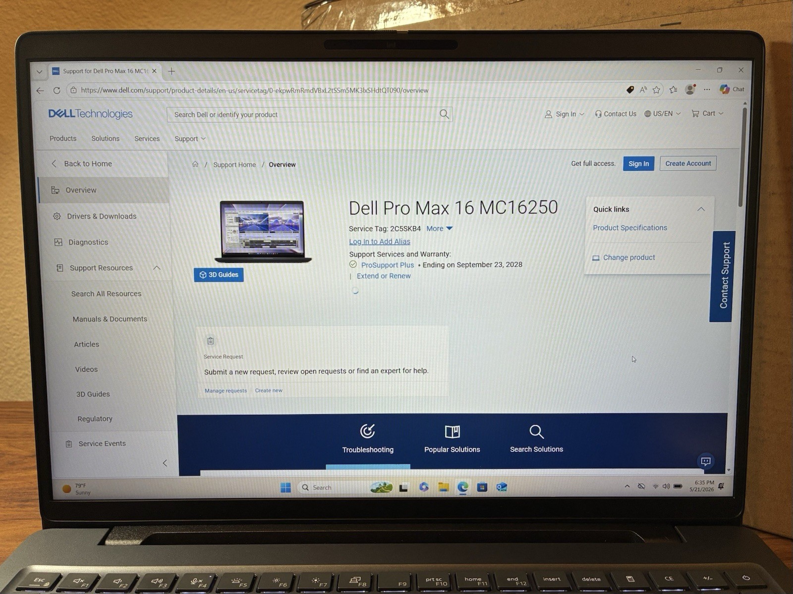 Grade A DELL Pro Max MC16250 Ultra 5 235H 16GB 512GB LTE 16″ FHD+ 2Yrs Warranty!