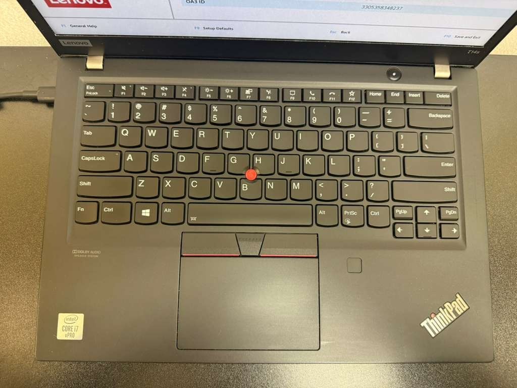 Lenovo ThinkPad T14s Gen 1 14″ i7-10610U 16GB RAM NO SSD