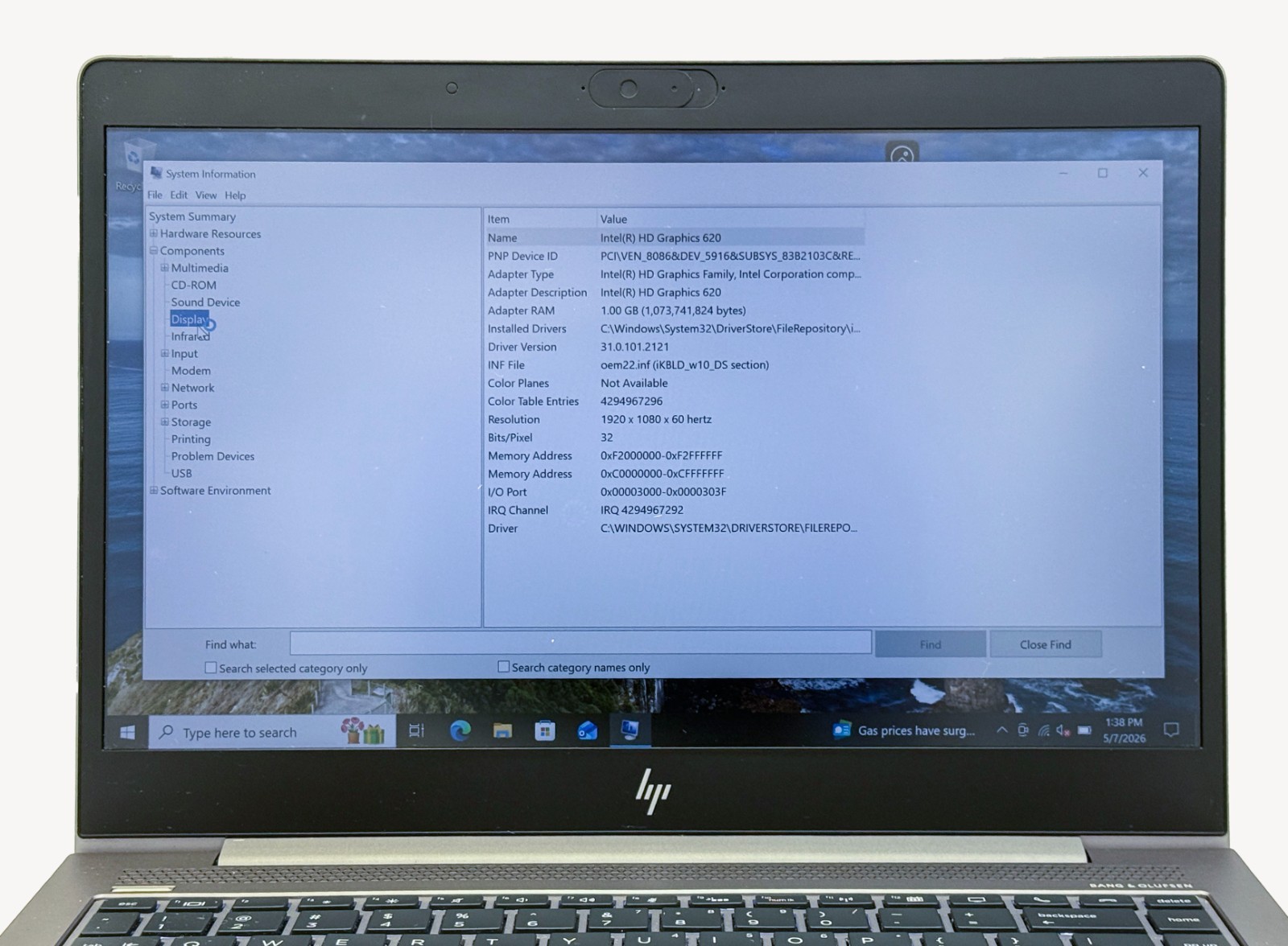 HP ZBook 14u G5 i5-7300u 2.6GHz 8GB RAM 128GB SSD – Windows 10