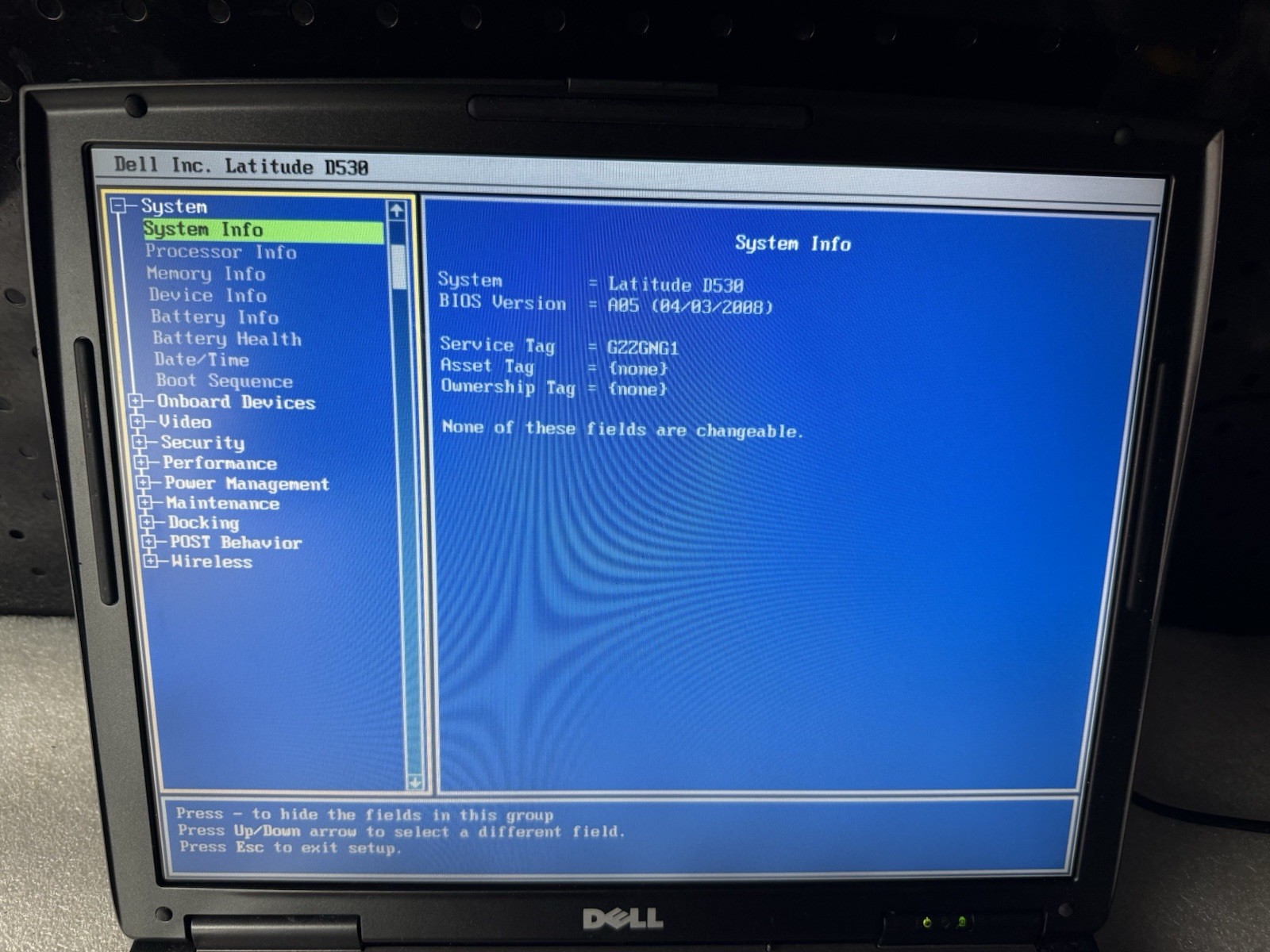 Dell Latitude D530 Intel Core 2 Duo 2.20 GHz 1GB RAM 80GB HDD No OS